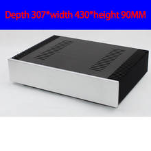 KYYSLB-caja de aluminio puro para amplificador de clase A, carcasa de bricolaje con pies de carcasa de amplificador, 307x430x90MM 2024 - compra barato