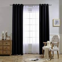 Solid Modern Blackout Curtains For Living Room Window Curtains For Bedroom Curtains Fabrics Custome Size Drapes Blinds Tend 2024 - buy cheap