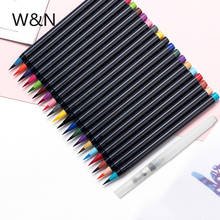 21PCS/Box Watercolor Brush Pen Set Soft Brush Markers Caligraphy Pen Drawing Paint Art Supplies Kawaii Stationery for Kids Gift 2024 - buy cheap