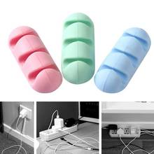 5Pcs Mini Wire Holder Silicone for Earphone Desktop Car Cable Line Clasp Self-adhesive Clamp Cable Organizer Fixer Cable Clip 2024 - buy cheap