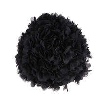Gorro de baño con forma de pétalos y flores 3D para adultos, gorro de baño a la moda, color negro 2024 - compra barato