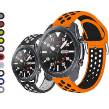 Ремешок для Samsung Galaxy Watch 3 45 мм, спортивный браслет для смарт-часов, 22 мм 20 мм 2024 - купить недорого