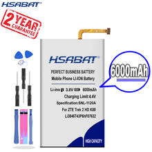 Аккумулятор HSABAT Li3846T43P6hF07632, 6000 мА · ч, для AT&T, Trek 2, HD, Trek 2, LTE, для ZTE K88 2024 - купить недорого