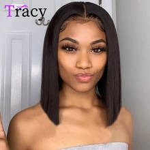 Straight Bob Human Hair Wigs 13X4 Lace Frontal  Bob Wigs Straight Short Bob Wigs  Malaysian Lace Front Human Hair Wigs 2024 - buy cheap