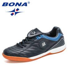 BONA-zapatos de fútbol antideslizantes para hombre, calzado deportivo de entrenamiento, interior, profesional, cómodos, 2021 2024 - compra barato
