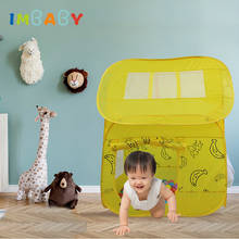 Imbaby-castelo de bolinhas dobrável, portátil, castelo, tenda, brinquedo para crianças em ambientes internos e externos 2024 - compre barato