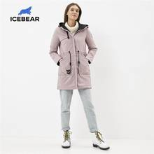 ICEbear 2020 Новая повседневная куртка ветрозащитная теплая весенняя куртка Высококачественная куртка с капюшоном GWC20115D 2024 - купить недорого