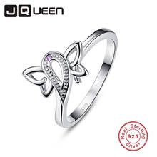 Jqueen redondo ametista inlay rosa anéis para mulher anel de prata 925 jóias pavimentar ajuste de cristal bijoux femme 2024 - compre barato