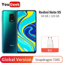 Global Version Xiaomi Redmi Note 9S 9 S 64GB / 128GB Snapdragon 720G Octa Core Mobile Phone 48MP Camera 6.67" 5020mAh 18W Charge 2024 - buy cheap