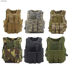 Nylon 600D Men's  Airsoft Paintball CS Outdoor Protective Lightweight Vest Multifunctional Tactical Vest Outdoor Hunting Vest 2024 - buy cheap