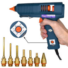 Adjustable Temperature Hot Melt Glue Gun Pure Copper Replaceable Nozzle Handmade Repair Household Universal Use 11mm Rod 2024 - buy cheap
