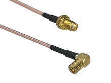 RG316 Cable SMA Female Bulkhead Straight to SMB Female Jack Right angle 6inch~10FT 2024 - buy cheap