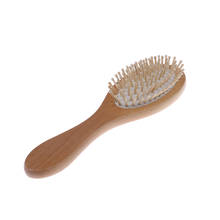 И красота Спа Массажер волосы борода гребень бамбуковая расческа для вьющихся волос вентиляционная щетка щетки 1 шт. деревянный натуральный массажный гребень уход за волосами 2024 - купить недорого