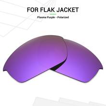Поляризованные Сменные линзы Mryok для Oakley Flak солнечные очки к куртке Плазменные фиолетовые 2024 - купить недорого