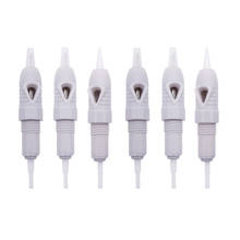 30pcs/lot Gray 8mm Screw Tattoo Needles Cartridges For Permanent Microblading Microneedling Lips Eyebrow Makeup Needles 2024 - buy cheap