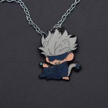 Collar con colgante de Itadori Yuji Gojo Satoru Panda Inumaki Toge, regalo para niños, Anime Jujutsu Kaisen, accesorio de Cosplay 2024 - compra barato