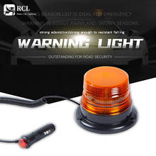 LED Strobe Light 12V-80V Amber 12 LED Warning Safety Flashing Beacon Lights for Vehicle Forklift Truck Tractor Golf Carts Bus 2024 - buy cheap