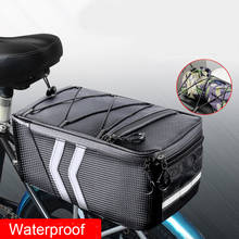 Bike Bag Waterproof Seat Pannier Pack Luggage Cycling Storage Bag 9L Bicycle Pannier Bag Rear Rack Trunk Bag Bicycle Accessories 2024 - buy cheap