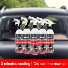 Nano cerâmica 250ml, revestimento em spray para polimento, camada superior, rápida com toalha, detalhamento de carro 2024 - compre barato