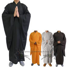 Vestido de meditación Haiqing, Túnica de monje budista, tejido fino de poliéster, Unisex, talla grande 2024 - compra barato