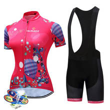 2022 Women Summer Cycling Clothing Bicycle Jersey Set Female MTB Ropa Ciclismo Girl Cycle Casual Wear Road Bike Bib Short Pant 2024 - buy cheap