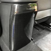For Hyundai Kona Encino Kauai 2020 2019 2018 Carbon Fiber Car Rear Seat Air Conditioning Outlet Vent Cover Frame Trim Sticker 2024 - buy cheap