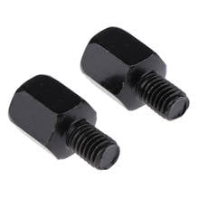 Adaptadores de espejo de motocicleta-RH 10mm a LH 8mm roscado en sentido antihorario 2024 - compra barato