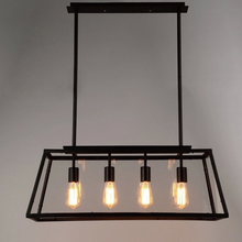 Black Vintage Industrial Pendant Light Loft Style Lights Nordic Retro Lamps Spider 4 Heads Edison Dining Living Room Lamp 2024 - buy cheap