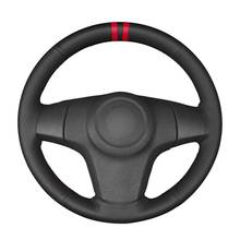 Hand-stitched Black Artificial Leather Car Steering Wheel Cover for Chevrolet Niva 3-Spoke Lada Niva Opel Vauxhall Corsa D 2006 2024 - buy cheap