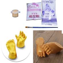 Molde de impresión 3D de mano y pie, Kit de fundición de yeso en polvo, regalo de cumpleaños, recuerdo de bebé, regalo de crecimiento de bebé, reposapiés conmemorativo H3P6 2024 - compra barato