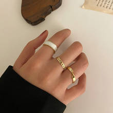 Yobest anel punk retrô hiphop, acessórios de dedo com corrente, joias ajustáveis, anéis para homens, mulheres, fivela gótica, articulação 2024 - compre barato