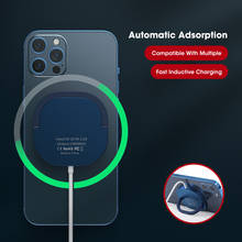 For iPhone 12 Magnetic Wireless Chargers 15W PD Fast Charging Pad For iPhone 12 Pro USB C Quick Qi Charger Stand Phone Holder 2024 - buy cheap