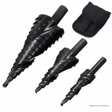 3PCS 4-32MM HSS Cobalt Step Stepped Drill Bit Set with Center Punch Set Hole for Metal Cone Triangle Shank Hole Cutter Tools New 2024 - buy cheap