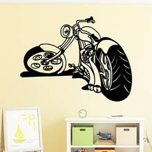 Motorcycle Wall Sticker Cool Motorcycle Pattern Vinyl Wall Decal for Home Teenagers Boys Bedroom Decoration Accessories X357 2024 - buy cheap