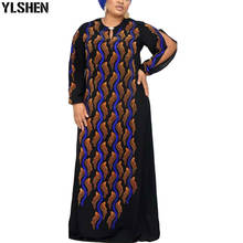 African Evening Long Maxi Dresses for Women Party Dress Christmas Dashiki Diamonds Africa Clothes Plus Size Clothing Muslim Robe 2024 - buy cheap