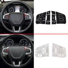 For Land Rover Discovery Sport 2015-2019 Aluminum Alloy Car Steering Wheel Button Decoration Protective Sticker Car Accessories 2024 - buy cheap