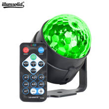 3 Вт RGB LED Звук управления сценический свет диско шар dmx512 для дня рождения, dj 2024 - купить недорого