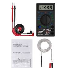 Voltímetro digital dt838, medidor de temperatura e resistência à corrente, ac/dc 2024 - compre barato