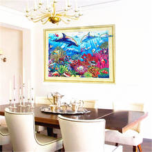 5d diamante pintura kit golfinho forma especial 5d diamante bordado venda diamante mosaico strass imagem decoração da sua casa 2024 - compre barato