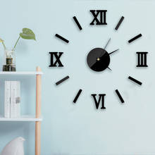 New Watch Wall Clocks 3D DIY Acrylic Mirror Stickers Home Decoration Living Room Fashion Modern Quartz Clock 2024 - buy cheap