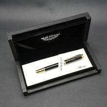 The New Hero 760 Business Gift Fountain Pen Standard 0.5mm Iridium Nib Black Gift Box High-grade Gift Ink Pen 2024 - buy cheap