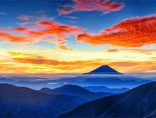 Гора Фудзи, японское искусство, шелковая постер декоративная стена, живопись 24x36 дюймов 2024 - купить недорого
