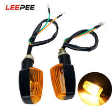 LEEPEE 1 Pair LED Turn Signal Lamp Amber Motorbike Indicator Light Motorcycle Flasher Blinker Bulb Motor Accessories 2024 - buy cheap