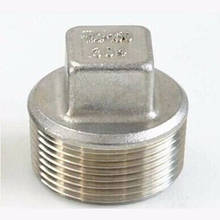 1"" BSP male Threaded Connection 304 stainless steel Pipe Fitting Countersunk Plug square head plug 2024 - buy cheap