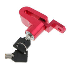 Motorcycle Disc Brake Security Lock Anti-Theft With Keys Red 2024 - buy cheap