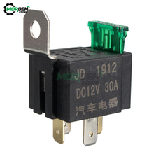 Fused On/Off Car Motor Automotive Fused Relay DC 12V 30A 4 Pin 4P SPST Metal Auto Replacement Parts 2024 - buy cheap