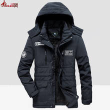 New Fleece Hooded Men Winter Jacket male cotton Snow Parka Coats Outerwear Thick Thermal Warm Wool Liner Brand Clothing 2024 - buy cheap