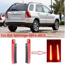Capqx-luz de freio para kla sportage 2013 e 2014 led, 1 par, luz traseira e de estacionamento, luz de advertência 2024 - compre barato