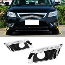 2 Pcs LED DRL Daytime Running Light For Toyota/Camry 2009-2011 Auto Lamp Frame Fog Light Car Styling 2024 - buy cheap