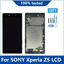 5.2" Original Display For SONY Xperia Z5 LCD Touch Screen with Frame For SONY Z5 LCD Display E6653 E6603 E6633 E6683 LCD 2024 - buy cheap